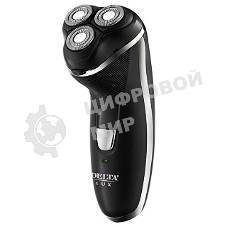 Электробритва Delta LUX DL-0725 черный: 3 Вт, аккум. 2,4 В