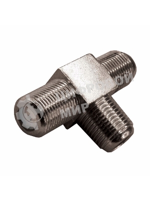 Переходник антенный Rexant 3-гнезда F, тройник, (1 шт.)