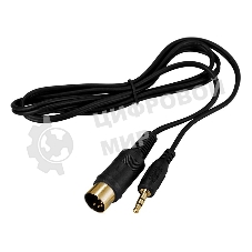 Шнур Rexant DIN 5 Pin - Stereo 3,5 мм, длина 1,5 метра (GOLD)