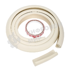 Мягкая универсальная самоклеящаяся лента для крепления на острые края Halsa HLS-S-108W 34х11х2000 мм 1 шт.