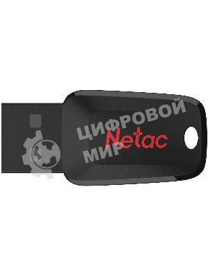 Флешка USB Netac U197 (NT03U197N-008G-20BK), 8Gb, USB 2.0, R/W 25/10, черный/красный