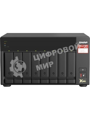 Сетевое хранилище без дисков SMB QNAP TS-873A-8G NAS, 8 trays 3,5