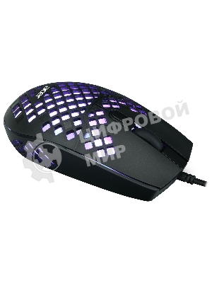 Мышь проводная Acer OMW134 черный, 3200 dpi, USB, кнопки - 6