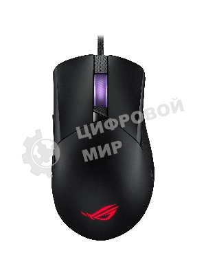 Мышь проводная ASUS ROG Gladius III черный, 19000 dpi, USB, кнопки - 6