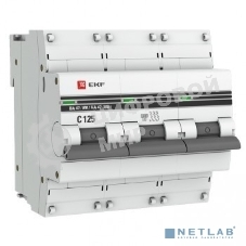 Выключатель автоматический EKF mcb47100-3-63C-pro 3P 63А (C) 10kA ВА 47-100 EKF PROxima