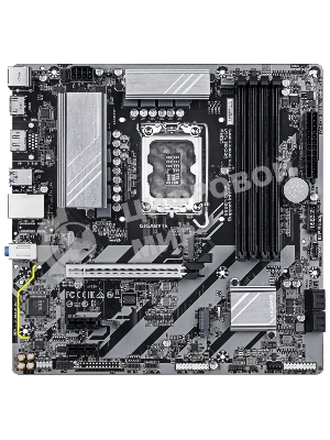 Материнская плата Gigabyte B860M D3HP, LGA 1851, Intel B860, 4xDDR5, 4xSATA, 2xM.2, 1xPCIe 5.0 x16, 2xPCIe x1, 1xHDMI, 1xDP, 1x 1Gb LAN, 3xUSB-A 3.2 Gen 1, 3xUSB-A 2.0, 1xUSB-C 3.2 Gen 1, 3x3.5 мм, 7.1, mATX