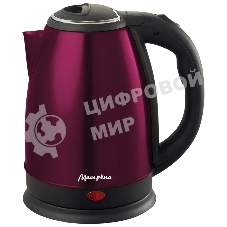 Чайник Матрена MA-002 электрический (1.8 л) стальной бордовый