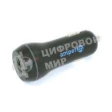 Автомобильное зарядное устройство AMPERIN CCB-1USB USB DC 5V 3.0A/9V 2A/12V 1.5A черный