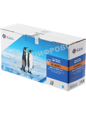 Картридж лазерный G&G GG-Q6001A голубой (2000 стр.) для HP CLJ 1600/2600/2605N, LBP 5000/5100
