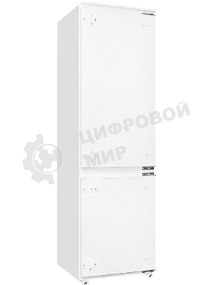 Встраиваемый холодильник Kuppersberg NBM 17863, Габариты(ВхШхГ):178.5x54x54,5; Перенавешиваемые двери, Класс энергопотребления А++ (222 кВт/ч), No-frost, 182л/59л, Уровень шума: 41 Дб