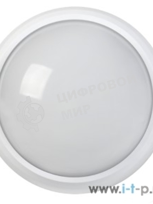 Светильник LED ДПО 5030 12Вт 4000К IP65 круг белый IEK LDPO0-5030-12-4000-K01