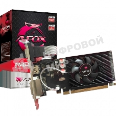 Видеокарта AFOX R5 230 2Gb DDR3 64Bit, LP Single Fan AFR5230-2048D3L5