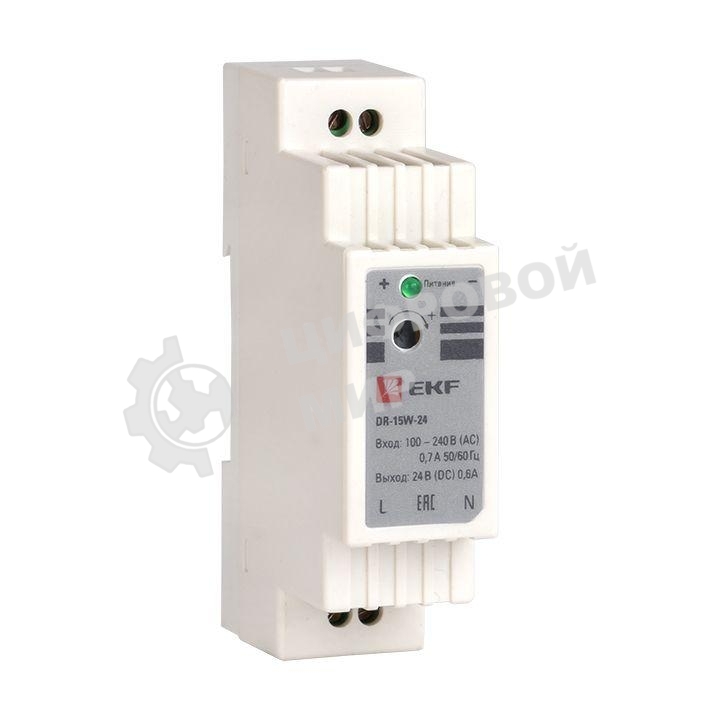 Блок питания 24В DR-15W-24 PROxima EKF dr-15w-24