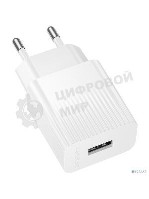 Сетевое зарядное устройство BOROFONE BAS71A/Сетевое ЗУ/1 USB/Выход: 10.5W/белый