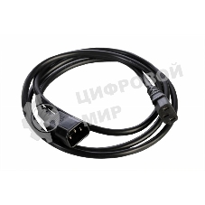 Шнур питания с заземл. IEC 60320 C13/IEC 60320 C14, 10А/250В (3x1,0), 1,8 м. (R-10-Cord-C13-C14-1.8)
