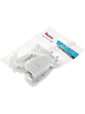 Сетевое зарядное устройство Buro BUWA1 2.1A белый