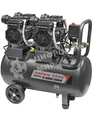 Компрессор поршневой Парма БМ K-3000/50БМ масляный 474л/мин 50л 3000Вт серый/черный
