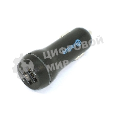 Автомобильное зарядное устройство AMPERIN CCB-2USB USB 1 DC 5V/2.1A USB 2 5V/1A Черный