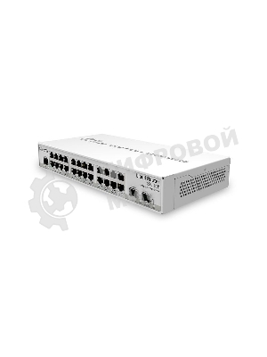 Коммутатор Mikrotik CRS326-24G-2S+IN with 800 MHz CPU, 512MB RAM, 24xGigabit LAN, 2xSFP+ cages, RouterOS L5 or SwitchOS (dual boot), desktop case, PSU