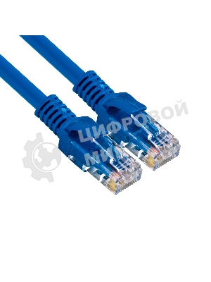 Патч-корд ExeGate UTP-RJ45-RJ45-C6-1M-BL, UTP, cat.6, 1м, синий