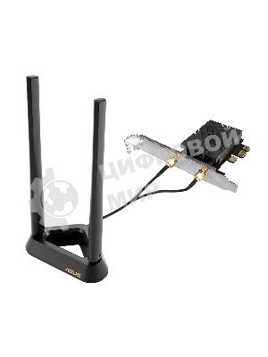 Сетевой адаптер Wi-Fi + Bluetooth Asus PCE-BE92BT BE9400 PCI Express (ант.внеш.несъем.) 2ант.