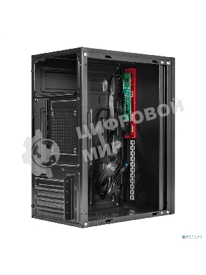 Компьютерный корпус Minitower ExeGate EX298810RUS BAA-403U2 (mATX, без БП, 1*USB+2*USB 3.0, HD Audio, черный)