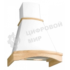 Вытяжка каминная Elikor Ротонда 60П-650-П3Л бежевый/дуб, 60 см, 650 куб. м/ч, 60 дБ