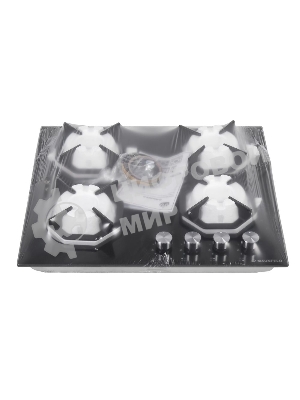 Газовая варочная панель Maunfeld EGHG.64.23CB/G, 4 конфорки, закаленное стекло, черный