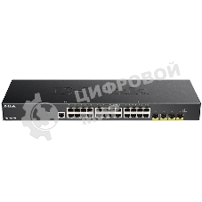 Коммутатор D-Link DGS-1250-28X/A1A 24G 4SFP+ управляемый