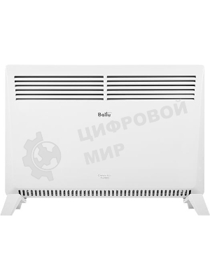 Конвектор электрический Ballu Camino Eco Turbo BEC/EMT-2000 белый, 2000 Вт, 25 м2, термостат