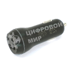 Автомобильное зарядное устройство AMPERIN CCB-2USB USB 1 DC 5V/2.1A USB 2 5V/1A Черный