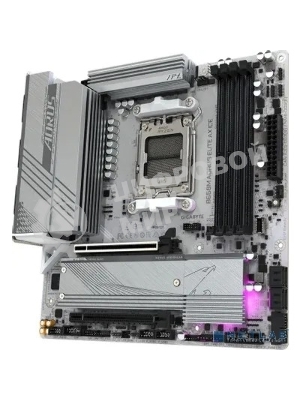 Материнская плата GIGABYTE B650M AORUS ELITE AX ICE, AM5, AMD B650, 4xDDR5, 4xSATA, 2xM.2, 1xPCIe 4.0 x16, 1xPCIe 4.0 x4, 1xDP, 1xHDMI, 1x2.5Gb LAN, Wi-Fi 6E, Bluetooth 5.3, S/PDIF, 2xUSB-C 10Gbps, 2xUSB-A 10Gbps, 5xUSB-A 5Gbps, 4xUSB-A 2.0, 2x3.5 мм, 7.1, mATX