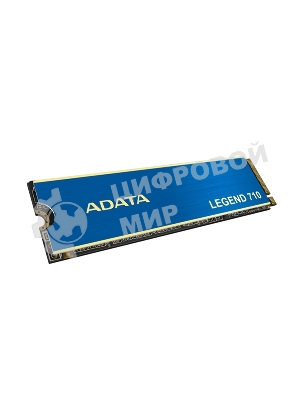 Накопитель SSD ADATA LEGEND 710, 512Gb, PCIe 3.0 x4, M.2 2280, NVMe, R/W 2400/1600, с радиатором