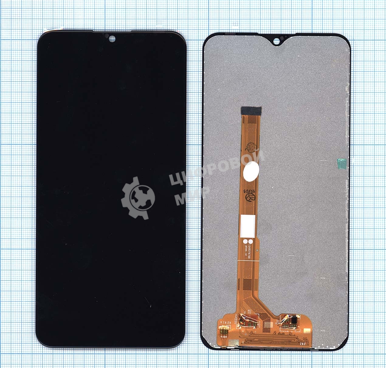 Дисплей для Vivo Y91 черный