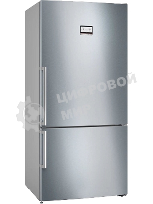 Холодильник Bosch KGN86AI32U серебристый двухкамерный 479/140л морозилка снизу