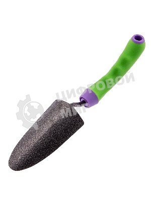 Совок посадочный узкий Palisad ERA 65х300 мм, стальной, обрезиненная эргономичная рукоятка