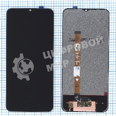 Дисплей для Vivo Y35 4G (V2205) в сборе с тачскрином черный