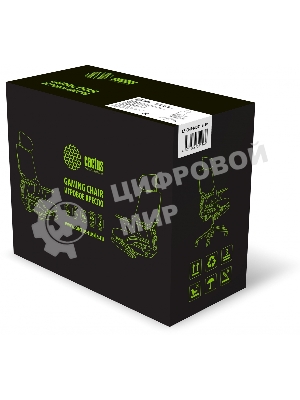 Кресло Cactus CS-CHR-MC01-BLBK синий, сетка, подголовник, подставка для ног