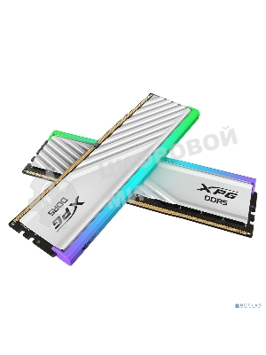 Оперативная память XPG Lancer Blade RGB, DDR5, 32Gb (2x16Gb), 6000MHz, CL34, DIMM, с радиаторами, RGB, белый