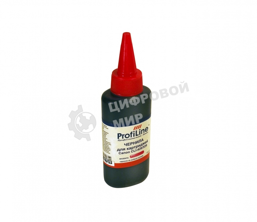 Чернила ProfiLine PL-CLI-426/526 для принтеров Canon iP4820/iP4840/iP4850/iP4870/MG6120/MG6140/MG6150/MG6170/MG8120/MG8140/MG8150/MG8170 Magenta водн 100 мл