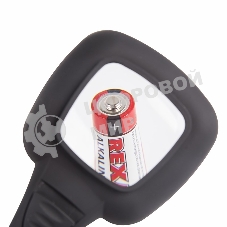 Лупа Rexant ручная квадратная 4х с подсведкой LED 6шт