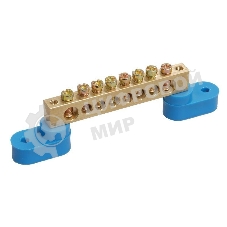 Шина нулевая ШНИ-6х9-8 У2-С на 2х угл. изол. IEK YNN10-69-8C2-K07