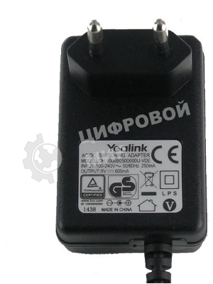 Блок питания 5VDC 600MA 5VDC.600MA YEALINK