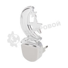 Ночник светодиодный Rexant ЛУННАЯ НОЧЬ белое свечение, 230 В