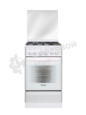 Плита газовая Gefest ПГ 5300-02 0040 белый, конфорок 4 шт, духовка 52 л, 50 см x 85 см x 58.5 см