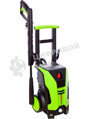 Мойка высокого давления RedVerg RD-HPW1800 220В/50Гц; 1800Вт; 140 бар; расход воды-306л/ч; темпер. воды на вх.-до 60 град; шланг-5м; пласт. пистолет и удлинит. насадка; емкость для моющего средства; вес-5,6кг