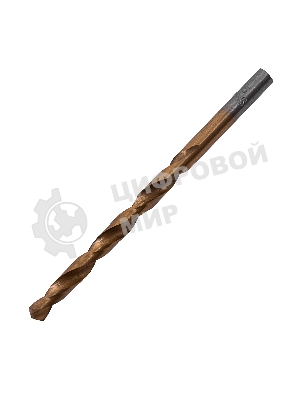 Сверло по металлу Matrix, 5 мм, HSS, нитридтитановое покрытие, цилиндрический хвостовик