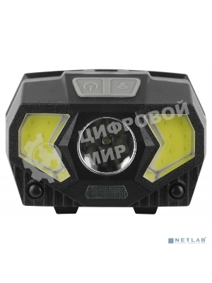 Фонарь светодиодный ЭРА налобный Gb-608 на батарейках 3xAAA 5Вт 7 реж. черный