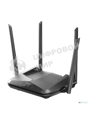 Двухдиапазонный гигабитный Wi-Fi 6 маршрутизатор D-Link DIR-X1530/RU/A1A AX1500 (466526)