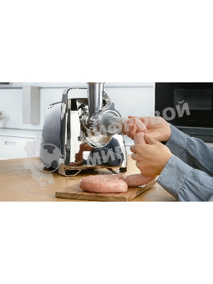 Мясорубка электрическая Bosch MFW67440 черный, 2000 Вт, 3.5 кг/мин, реверс, защита от перегрузки, насадки - 7